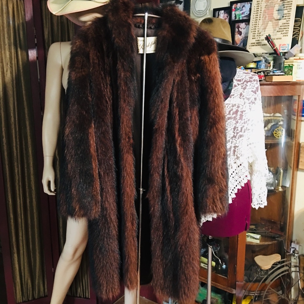 Vintage faux fur